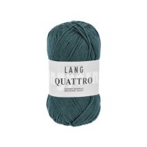 Fil À Tricoter 100% Coton Quattro - Lang Yarns 218 Bleu - LangYarns