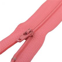 Fermeture Fine Polyester N°2 Couleur Rouge Corail - My mercerie