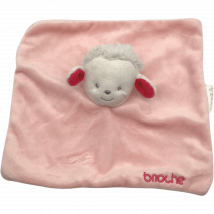 Doudou Plat Mouton Brioche 17cm