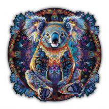 Koala Mandala - Puzzle En Bois - Boite En Carton - Creatifwood