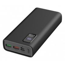 Platinet Batterie De Secours 20000mah Pd Avec Affichage Led Et Technologie Quick Charge Noir - PLATINET