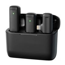 Microphone Sans Fil Double Pour Iphone Enregistrement Facile Et Qualité Pro Yonis - Yonis