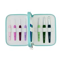 Set De 14 Crochets Waves 2.0 Knitpro – Ergonomie, Polyvalence Et Confort Ultime Vert