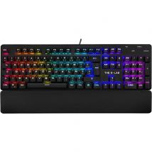 Clavier Gaming Glab Rubidium - Mécanique Switch Rouge - Rgb - Repose Poignet - Robuste - Noir - The G-Lab