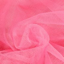 Tissu Tulle Rigide Uni Rose - Au Mètre - Craftine