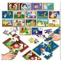 Puzzle Battle Junior Contes - Collection De Puzzles Éducatifs Pour Enfants - Educa Borras