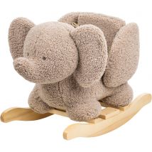 Bascule Teddy L'Éléphant Taupe - Nattou