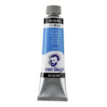 Peinture À L'Huile - Bleu Céruléum - 534 - A L'Huile De Carthame - Van Gogh - 40ml