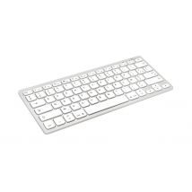 Clavier Bluestork Sans Fil Pour Ipad Et Mac - Slim Et Compact - Blanc