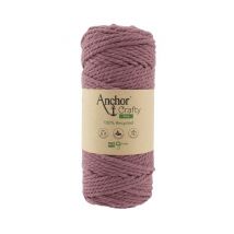 Corde De Coton Recyclé Macramé Anchor Crafty Fine - 250gr - Anchor 122 Rose Vintage
