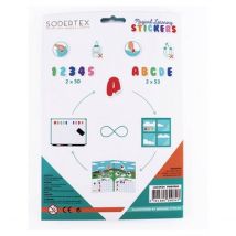 Pack De 206 Lettres Et Chiffres Magiques Repositionnables - Sodertex - Vert - Sodertex
