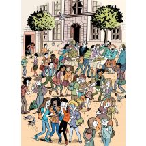 Puzzle 300 Pièces - Le Monde De Lucrèce - La Fête De Fin D'Année - Grafika