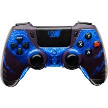 Lexip X Tsume - Manette Madara - Naruto Shippuden - Connection Sans-fil 2.4ghz Via Usb Dongle - 4 Palettes Programmables - Port Audio Jack 3.5mm