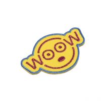 Lot De 3 Écussons Thermocollants Messages Woow 3,5cm X 5,5cm - My mercerie