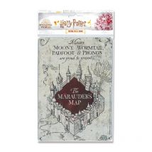 Petite Plaque Métallique Décorative Harry Potter A5 - Carte Du Maraudeur - Cadeaux-et-anniversaire.com