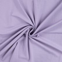 Tissu Jersey Viscose Uni Lia Lilas - Craftine