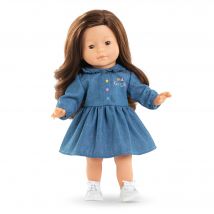 Robe Denim Manches Longues Pour Poupée Ma Corolle