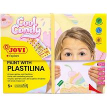 Kit - Peinture Pour Pâte À Modeler - Cool Candy - Enfant Dès 5 Ans - Jovi