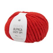Pelote 100gr Laine Et Alpaga Fashion Alpaca Cozy Up - Rico Design 010 Rouge
