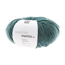 Fil De Laine À Tricoter Essentials Merino Dk - Rico Design 82 Bleu