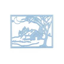 Matrice De Découpe Nellie's Choice - Hiver Et Clair De Lune - 13,6 X 10,6 Cm - Nellie's choice
