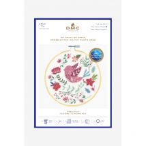 Kit Point De Croix Oiseau Folk - Dmc