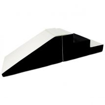 Lot De 2 Grands Blocs En Mousse Noir - Blanc - Velinda