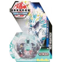 Bakugan Evolutions : Neo Pegatrix Avec Carte - Boule Blanche Transparente - Platinum Series - Saison 4 - Spin Master 20136015