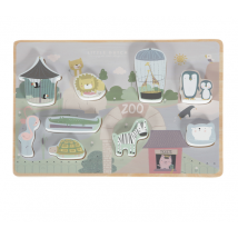 Puzzle À Encastrer - Zoo - Little Dutch