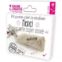 3 Porte-clés À Réaliser - Cadeau De Maîtresse/ Maître - Graine Creative