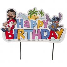 Cake Toppers En Papier Stitch - 16 Cm - Dekora