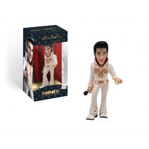 Minix - Music #104 - Elvis Presley - Elvis Costume Blanc - Figurine À Collectionner 12 Cm