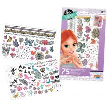 75 Tattoos Lavables Paillettes - Buki