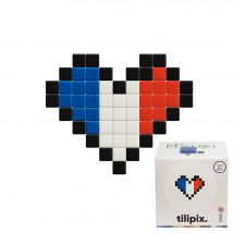 Kit Mosaïque Diy Pixel Art - Coeur France - Classique - Tilipix