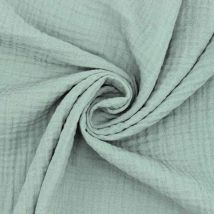 Coupon De Tissu En Double Gaze De Coton Sur-mesure - Laize : 130 Cm - Craft Loom