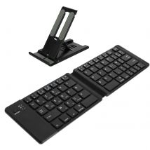 Mini Clavier Bluetooth Azerty, Android, Ios Et Windows, Support Inclus - Avizar