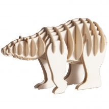 Maquette 3d En Papier Ours Polaire - Fridolin