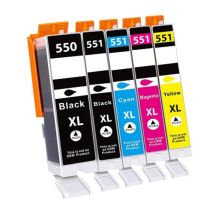 Pack De Cartouches 550/551 Xl Compatibles Pour Imprimante Canon 550/551 Xl - Shop-story