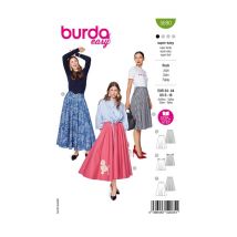 Patron Burda 5690 - Jupe Taille N°fr 36-46