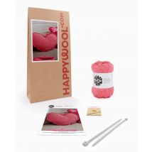 Kit Tricot Coussin Heart Rose Bonbon Tu - Pingouin