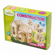 Jeu De Construction En Bois Cottage 206 Pièces Igroteco - Igroteco