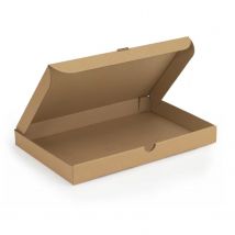 10 Cartons D'Emballage Plats 46 X 36 X 5 Cm - Simple Cannelure - Raja