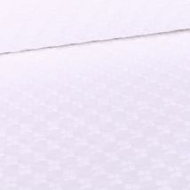 Tissu Broderie Anglaise Festonné Blanc - Au Mètre - Craftine