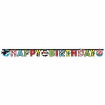 Guirlande Happy Birthday Petit Pirate Et Ses Amis - RIETHMULLER