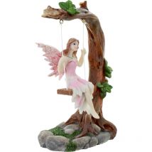 Figurine - Fée Des Fleurs - Fantaisie - 14 Cm - Décoration - Idées Cadeaux - PUCKATOR