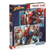 Puzzle Clementoni Spider-man 2x60 Pièces Multicolore