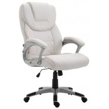 Chaise De Bureau Texas V2 Blanc - Ovegna