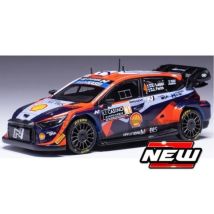 Voiture Miniature De Collection - Ixo - Hyundai I20 N Rally1 - 1/43 - Rallye Monte Carlo 2023 - Multicolore