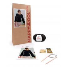 Kit Tricot Pull Femme Drucila Noir 42/44 - Phildar