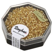 Delica-rocailles, 1,6mm Avec Garniture Argent, Boîte, Topaze Clair, 6g - Miyuki